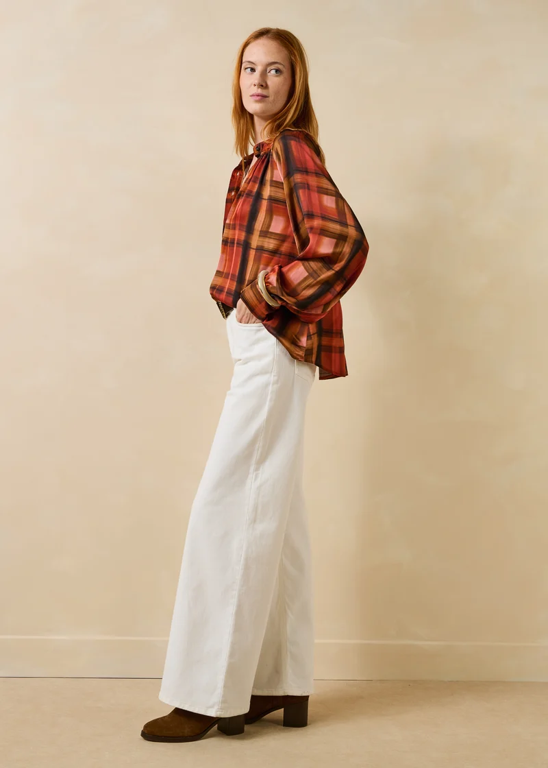 Blouse carreaux